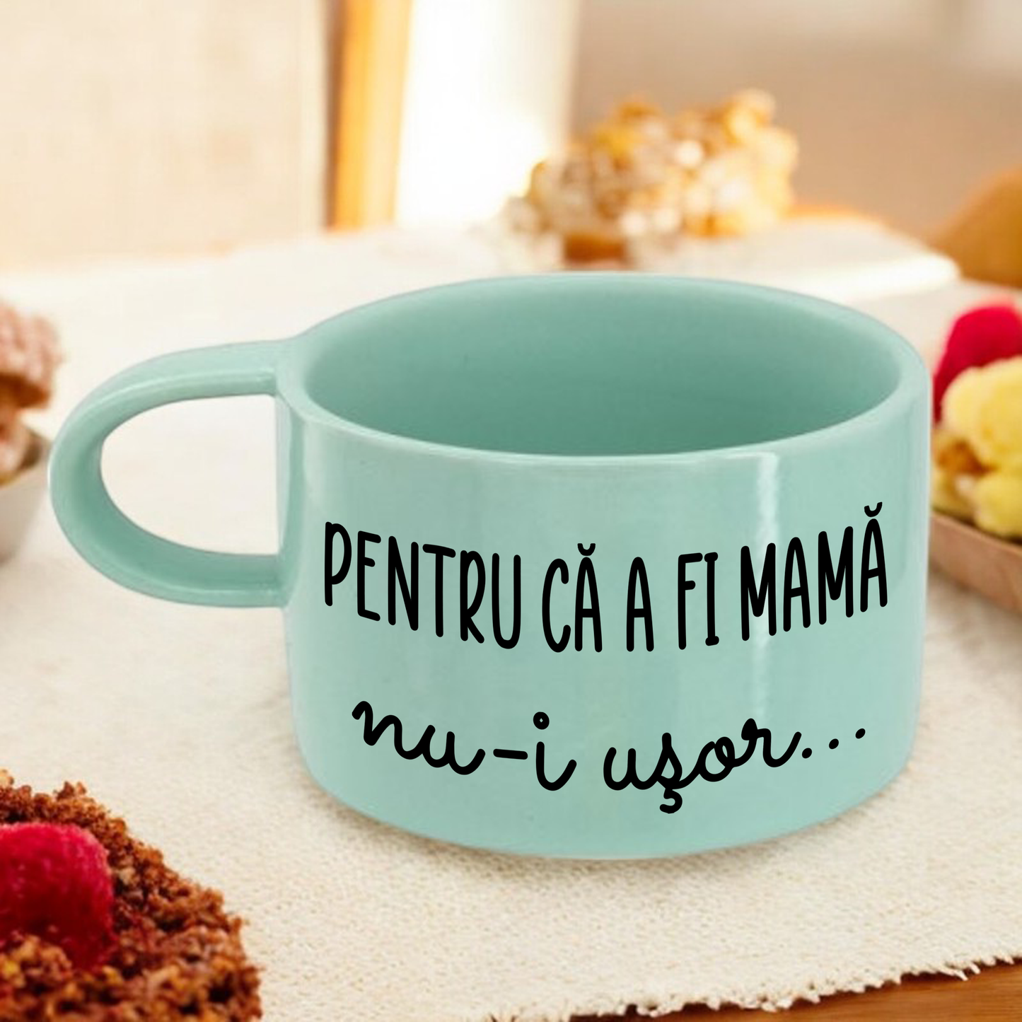 Cană Pentru că a fii mamă nu-i ușor - Lovelo