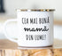 Cană emailată Cea mai bună mamă din lume - Lovelo