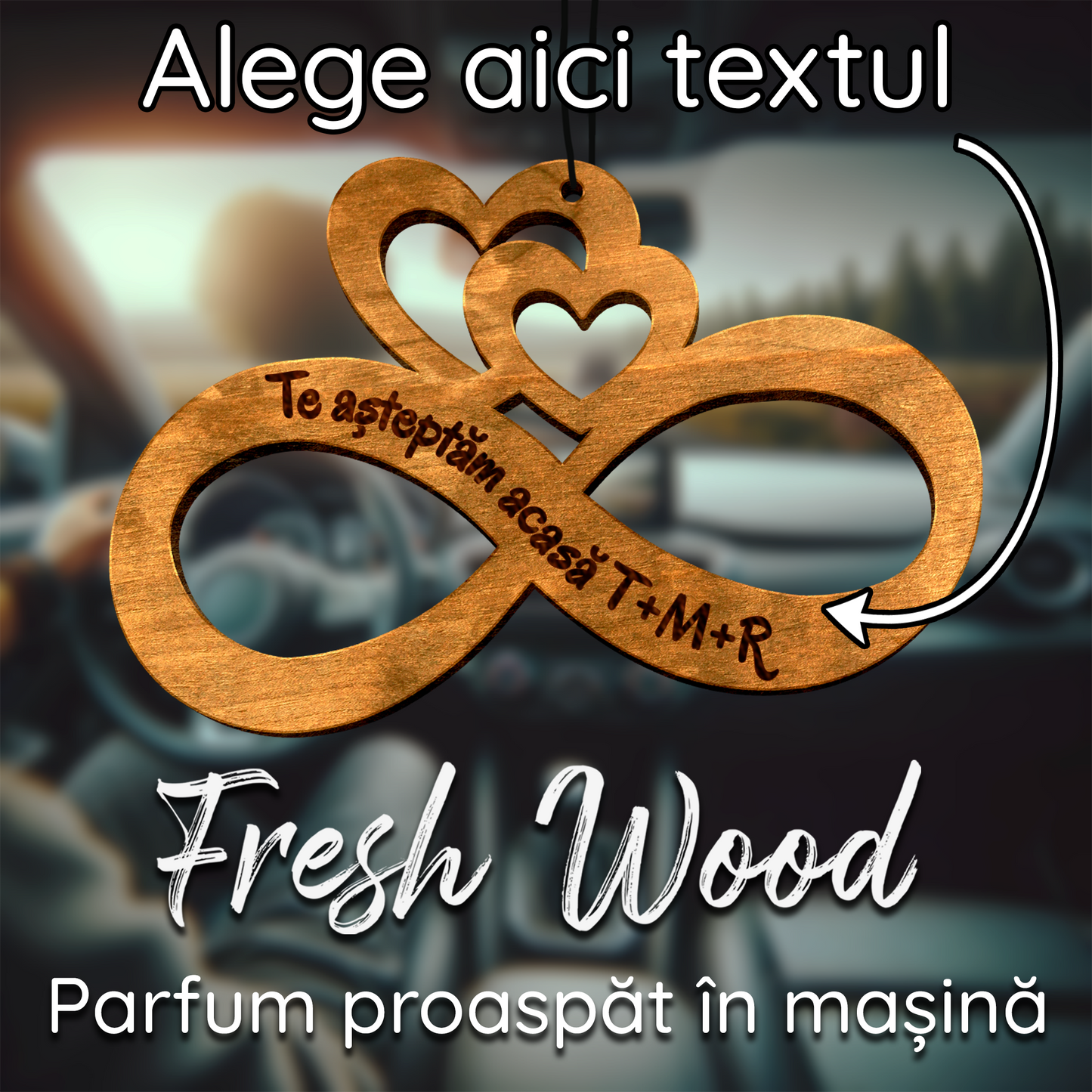 Parfum Auto Personalizat - Infinity - Lovelo