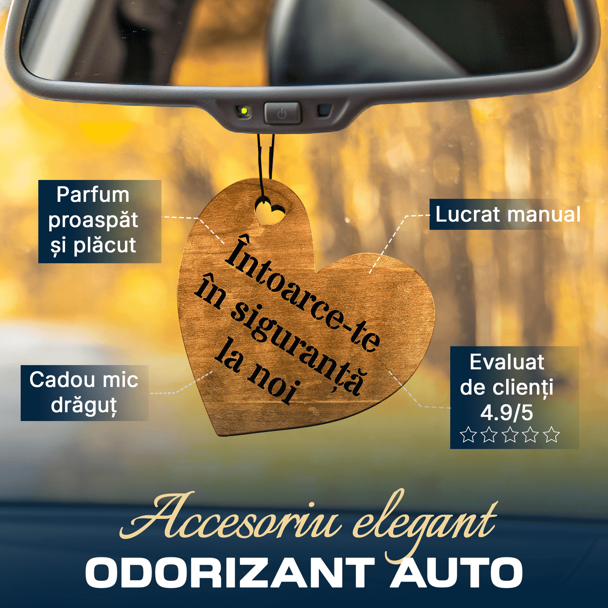 Parfum Auto Întoarce-te la noi - Lovelo