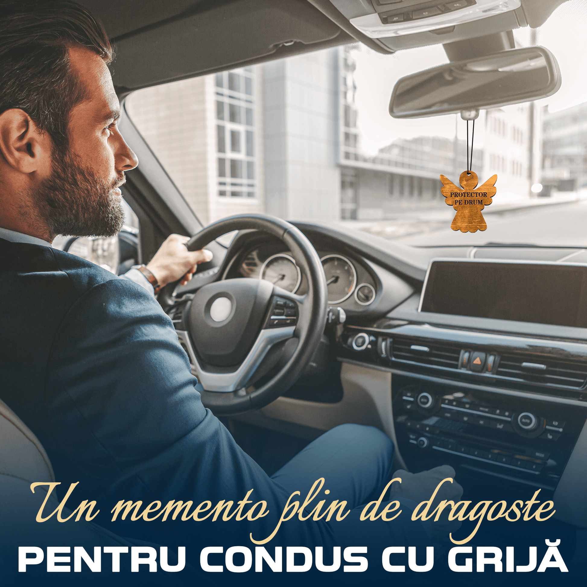 Parfum Auto Protector pe drum - Lovelo