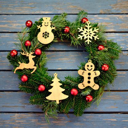 Decorațiuni pentru Crăciun din lemn - Lovelo