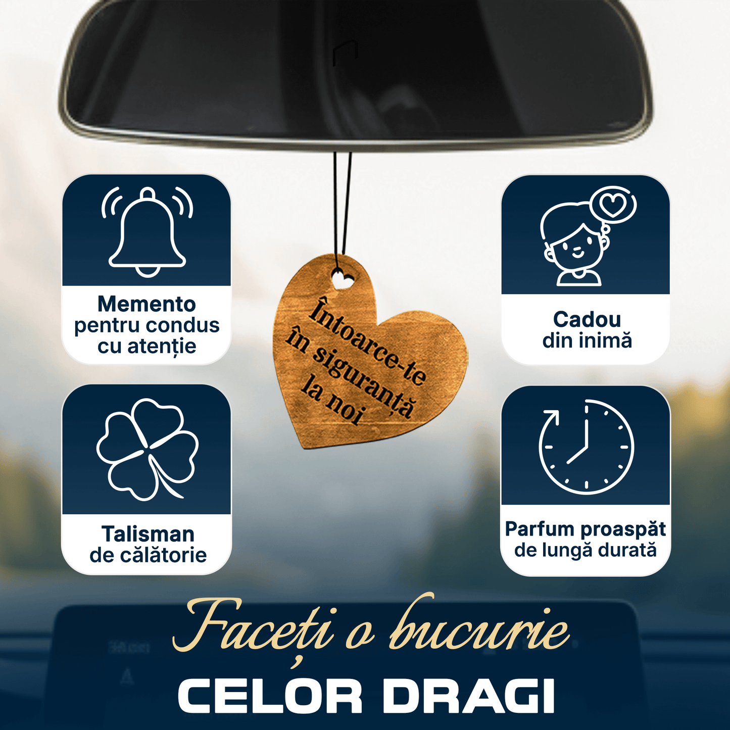 Parfum Auto Întoarce-te la noi - Lovelo