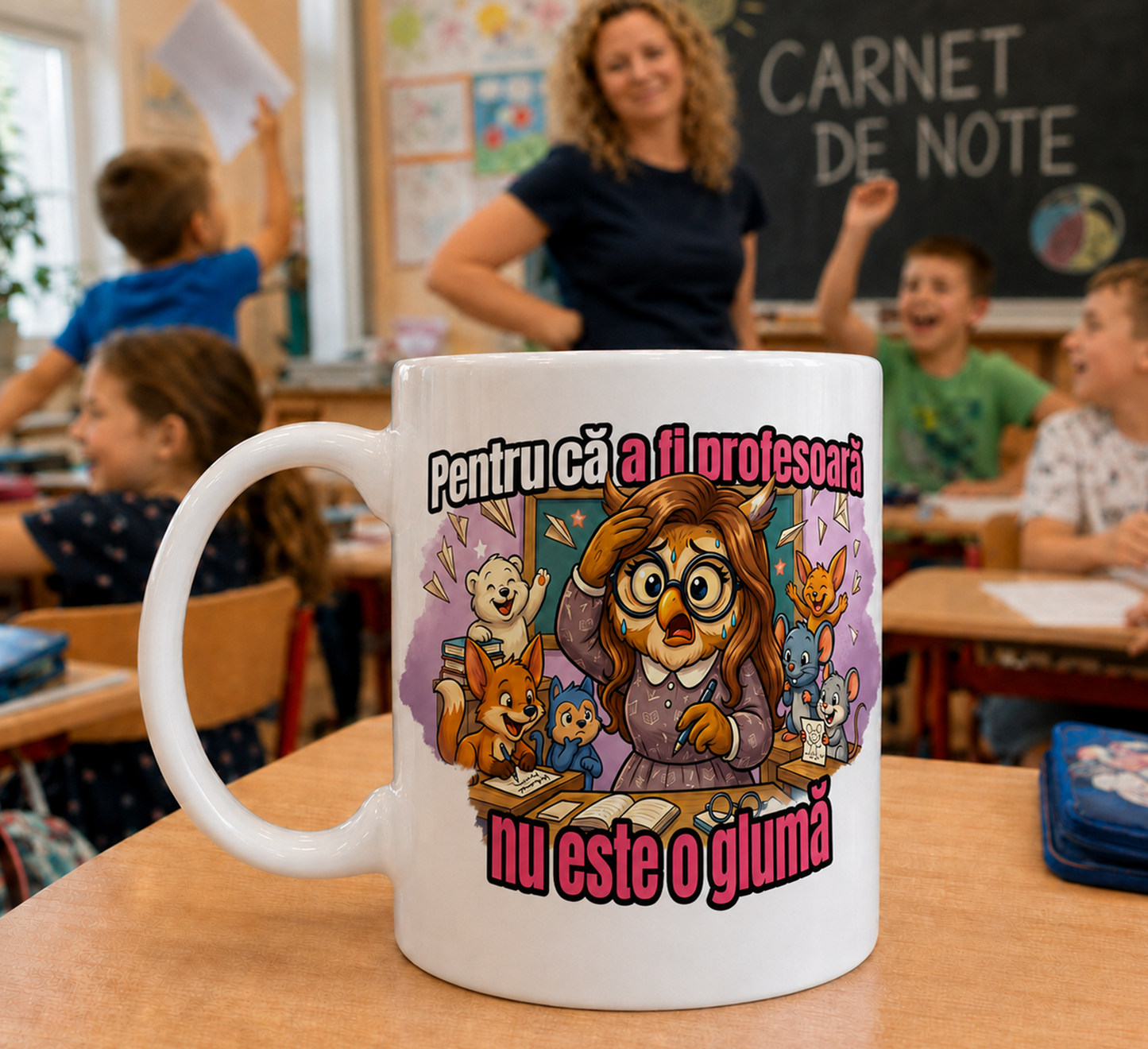 Cană Pentru că a fi profesoară nu este o glumă