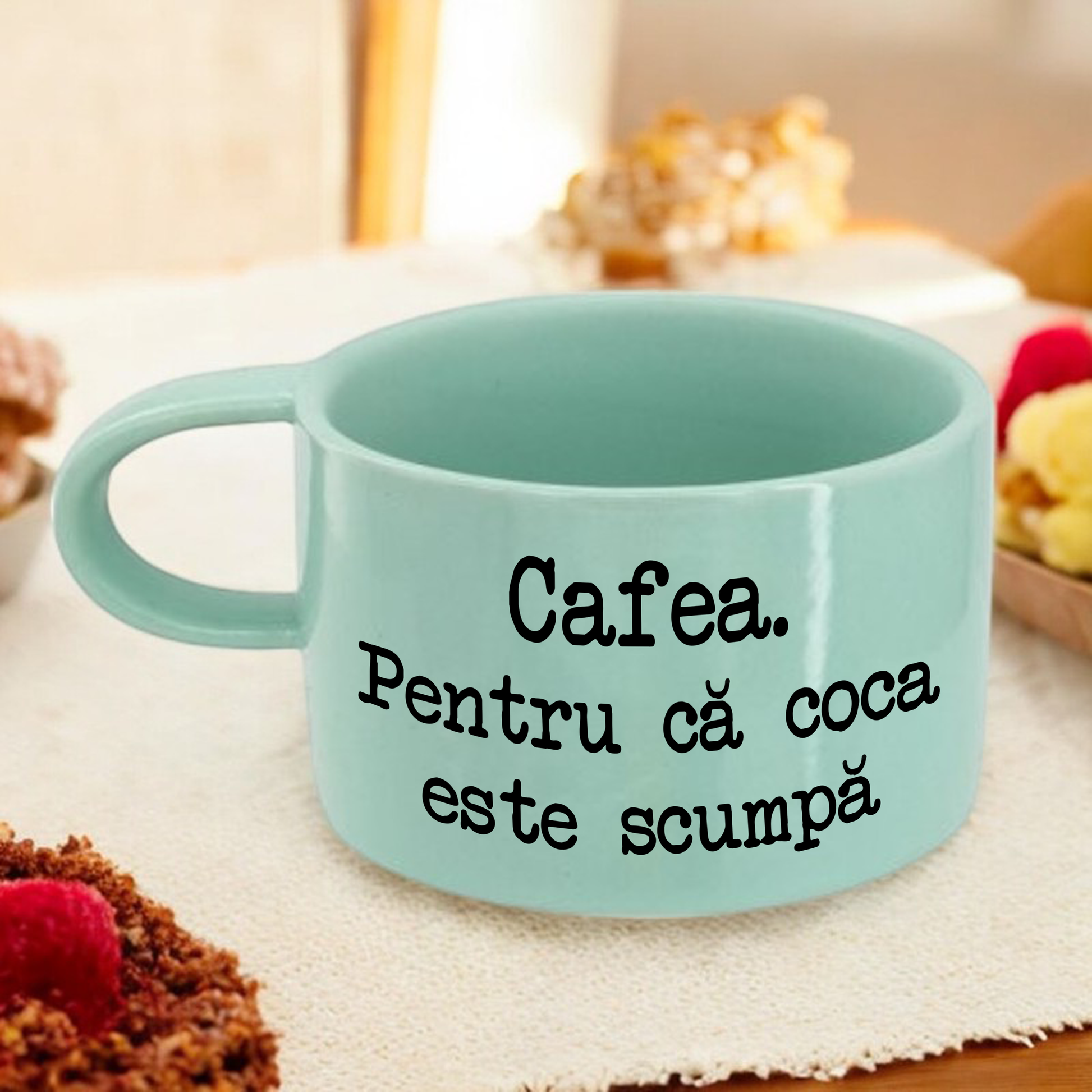 Cană Cafea pentru că coca este scumpă - Lovelo