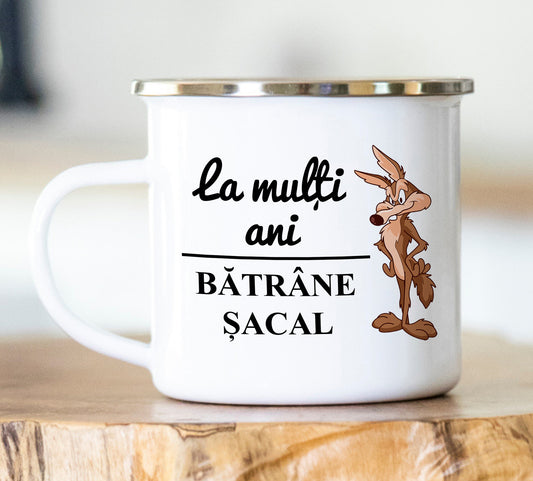Cană emailată Șacal - Lovelo