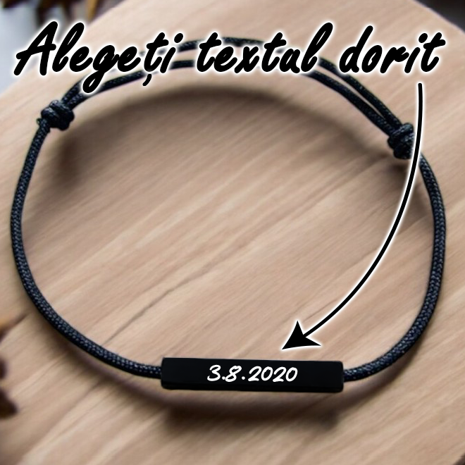 Brățară elegantă - Cu text personalizat - Lovelo