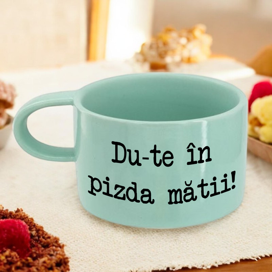 Cană Du-te în pizda mătii! - Lovelo