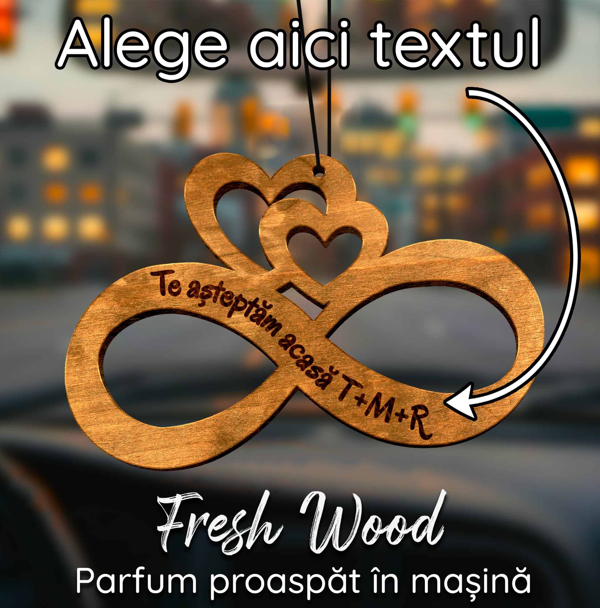 Parfum Auto Personalizat - Infinity - Lovelo