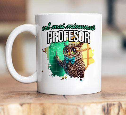 Cană Cel mai minunat profesor - Lovelo