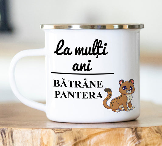 Cană emailată Pantera - Lovelo