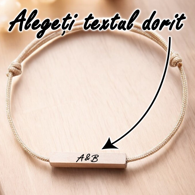 Brățară elegantă - Cu text personalizat - Lovelo