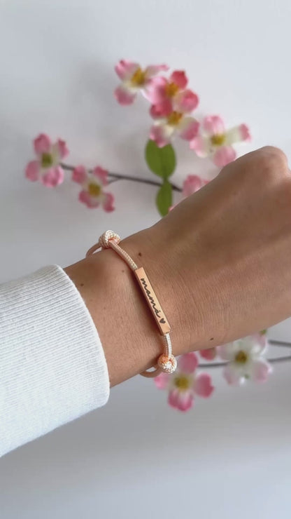 Brățară elegantă - Cu text personalizat